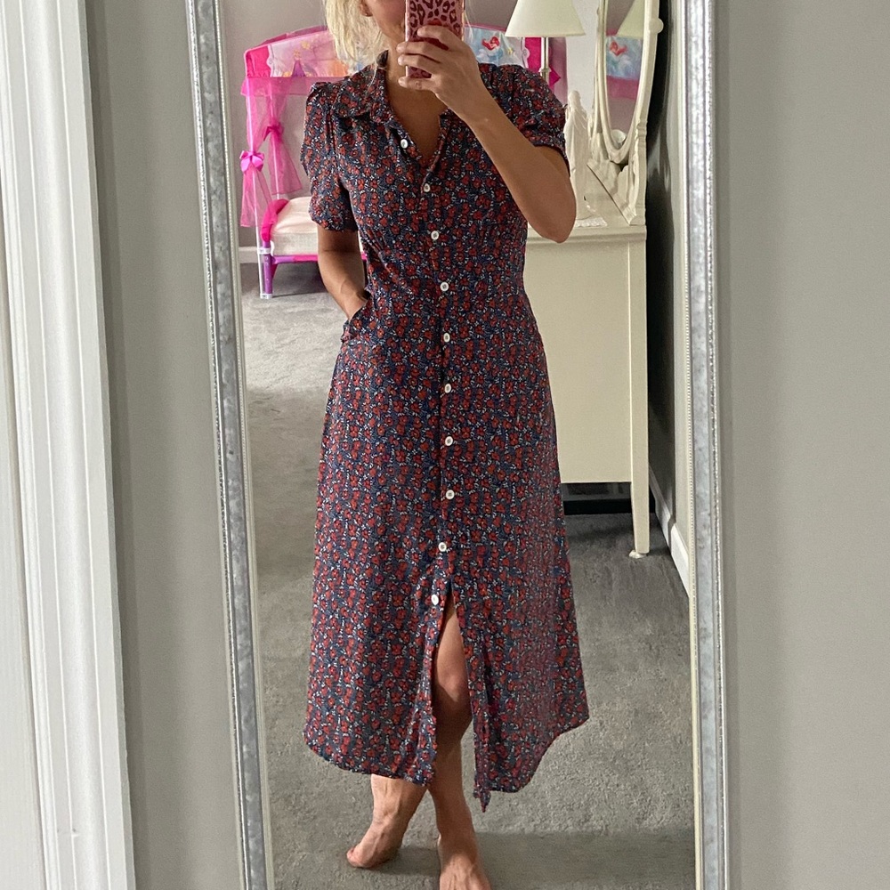 En Saison floral dress
